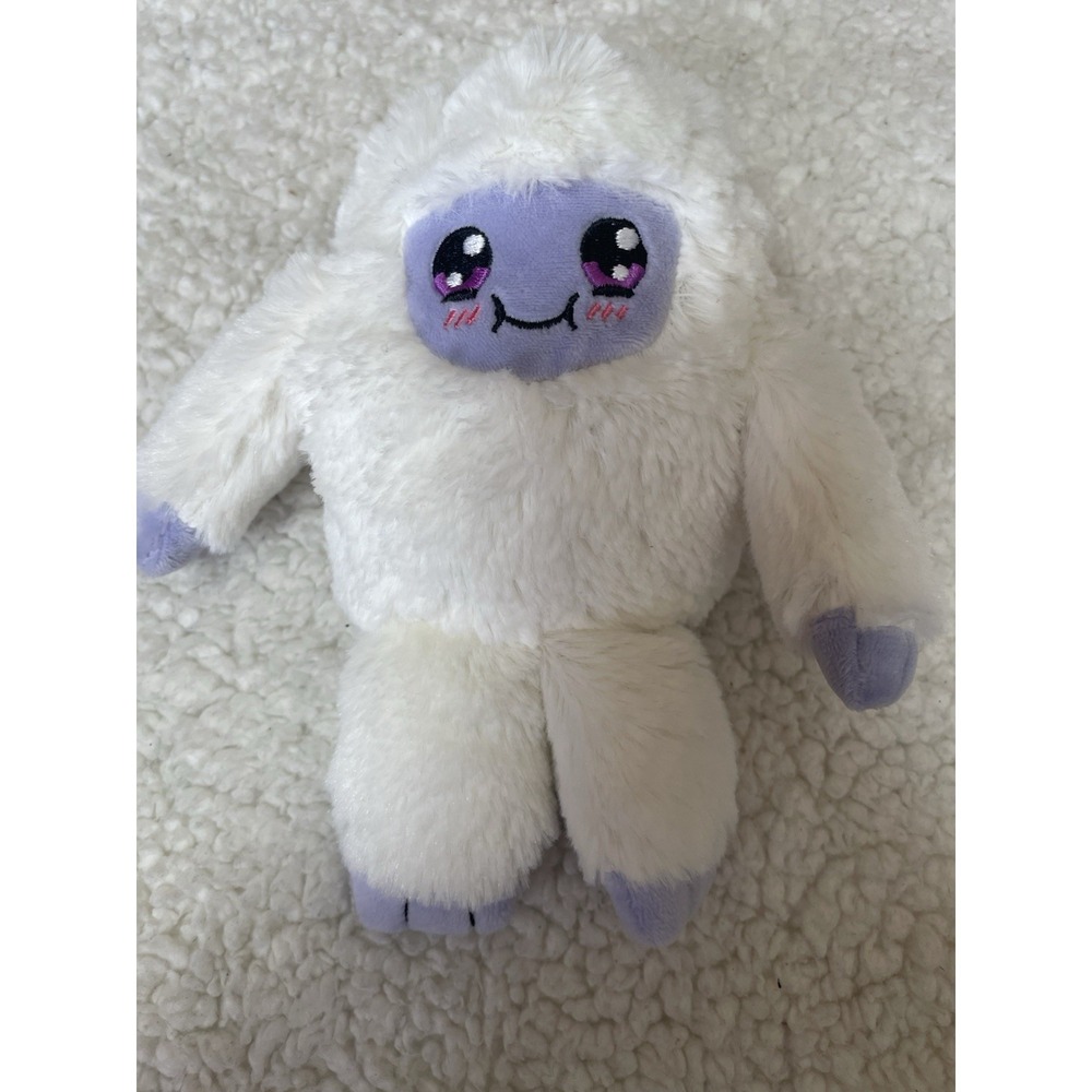 Russ Eddie The Yeti & Friends "Snowflake" White Purple Plush Stuffed Animal 7"